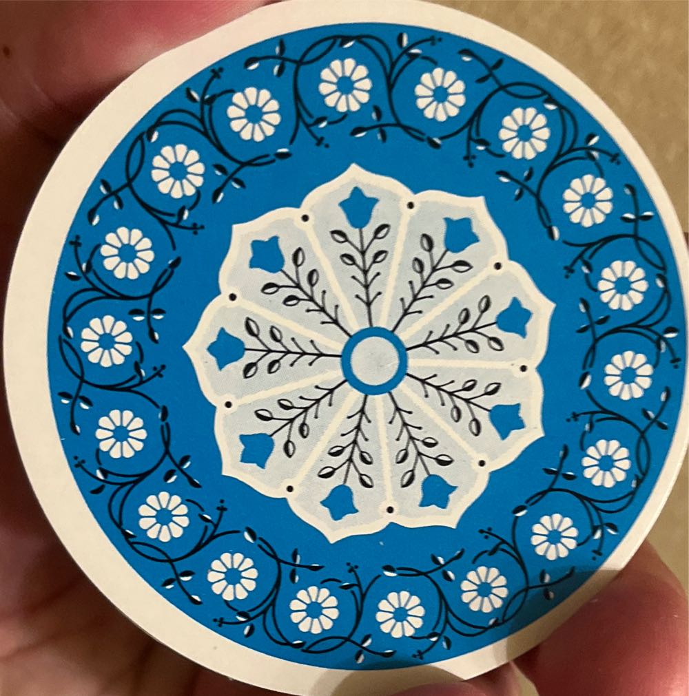 Round Playing Cards #7007 Blue  board game collectible - Main Image 3