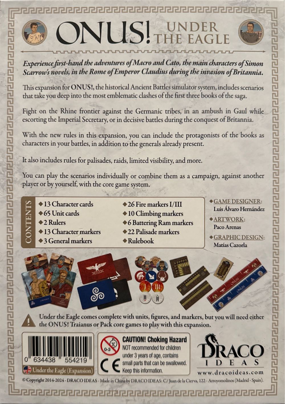 Onus!:Under The Eagle  (1-4) board game collectible [Barcode 634438554219] - Main Image 2