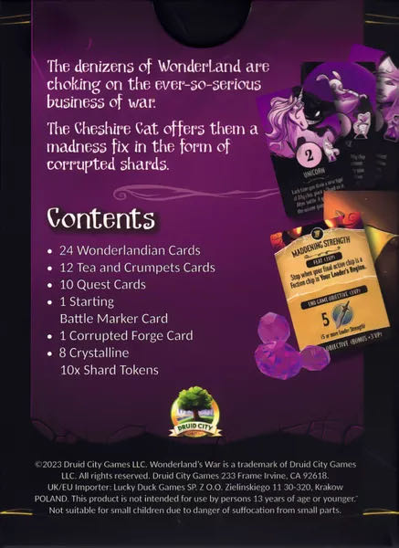 Wonderland’s War: Shards of Madness  (2 3 4 5) board game collectible [Barcode 075200007869] - Main Image 2