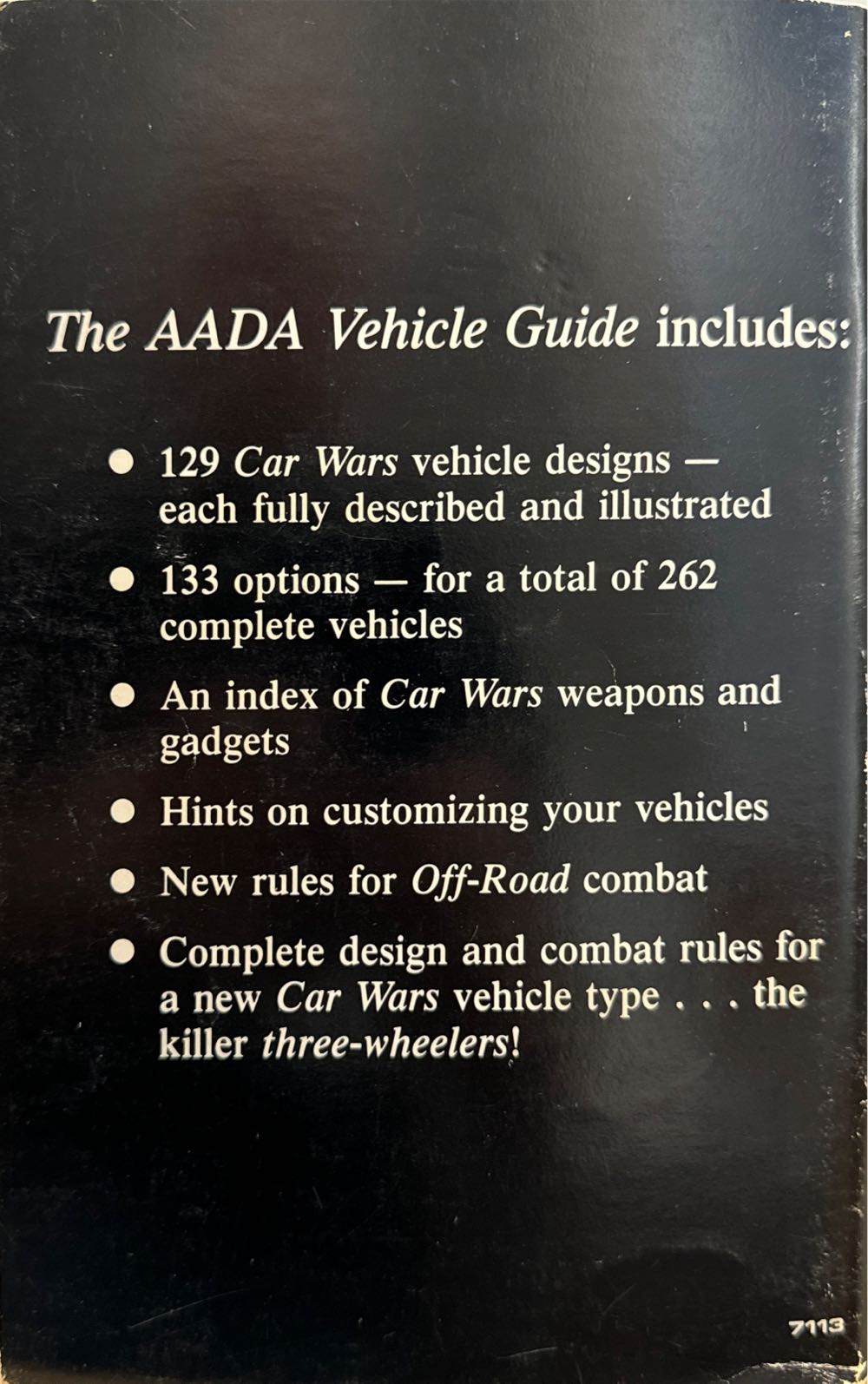 Car Wars: The AADA Vehicle Guide  (2+) board game collectible - Main Image 2