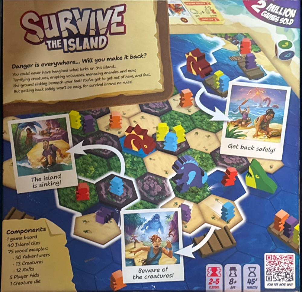 Survive The Island  (2-5) board game collectible [Barcode 3558380122340] - Main Image 2