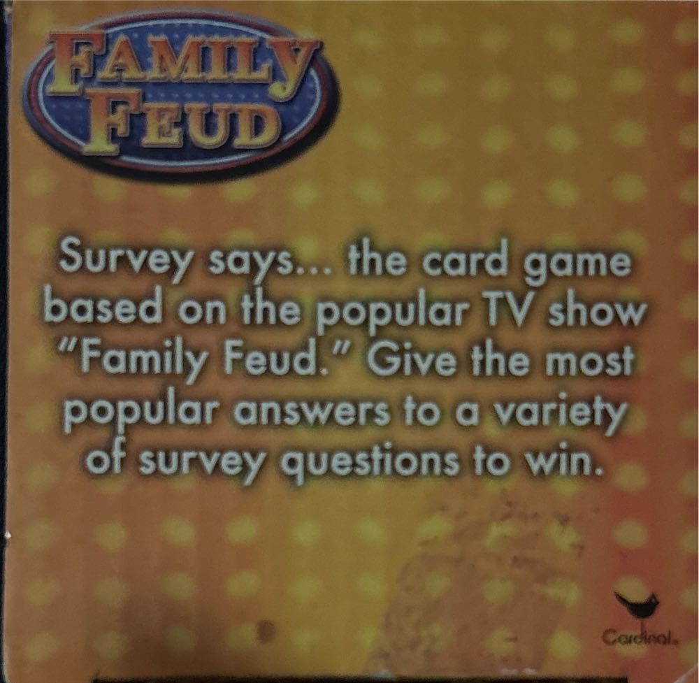 Family Feud (Regular & Platinum Editions)  (2-4) board game collectible [Barcode 639277581464] - Main Image 3
