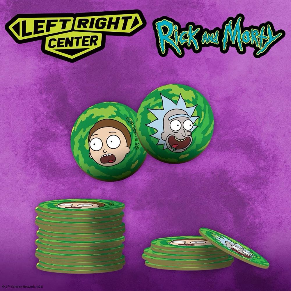 Left Right Center: Rick and Morty  (3+) board game collectible - Main Image 3