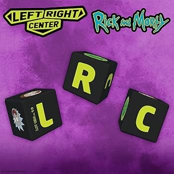 Left Right Center: Rick and Morty  (3+) board game collectible - Main Image 4
