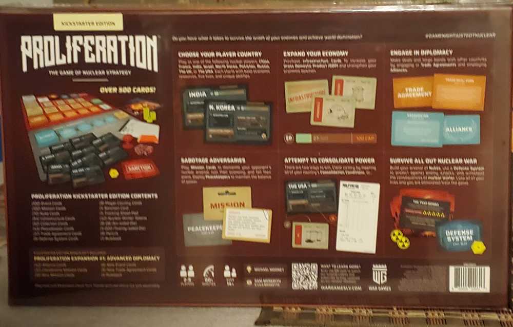 Proliferation  (2-9) board game collectible [Barcode 860009220317] - Main Image 2