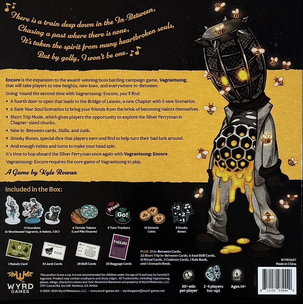 Vagrantsong: Encore  (2-4) board game collectible [Barcode 812152034440] - Main Image 2