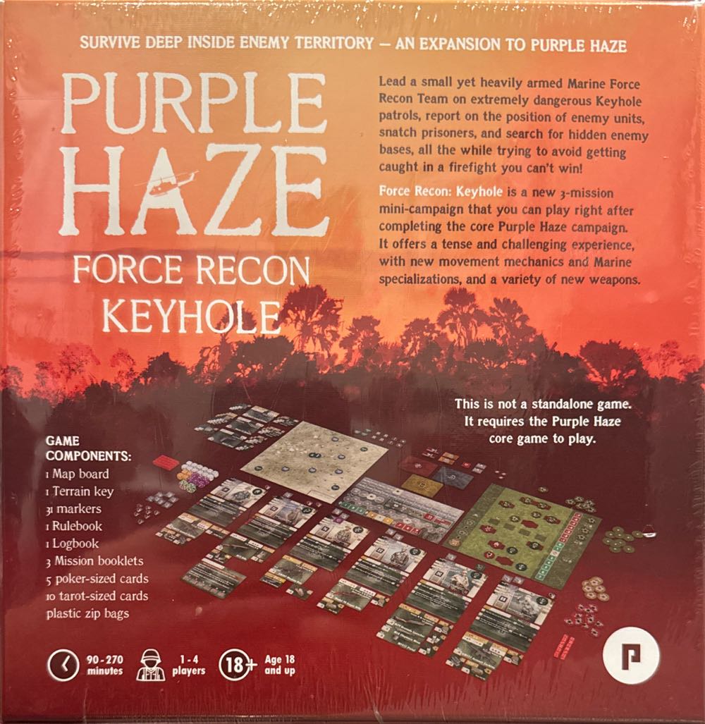 Purple Haze: Force Recon - Keyhole  board game collectible [Barcode 5906168640018] - Main Image 2