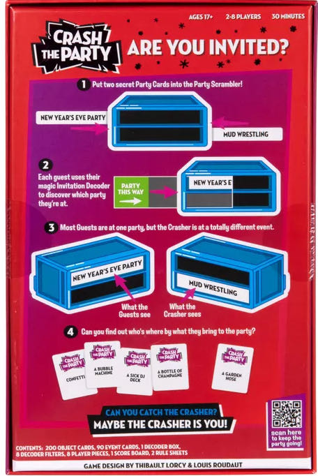 Crash The Party  board game collectible [Barcode 630996915424] - Main Image 2
