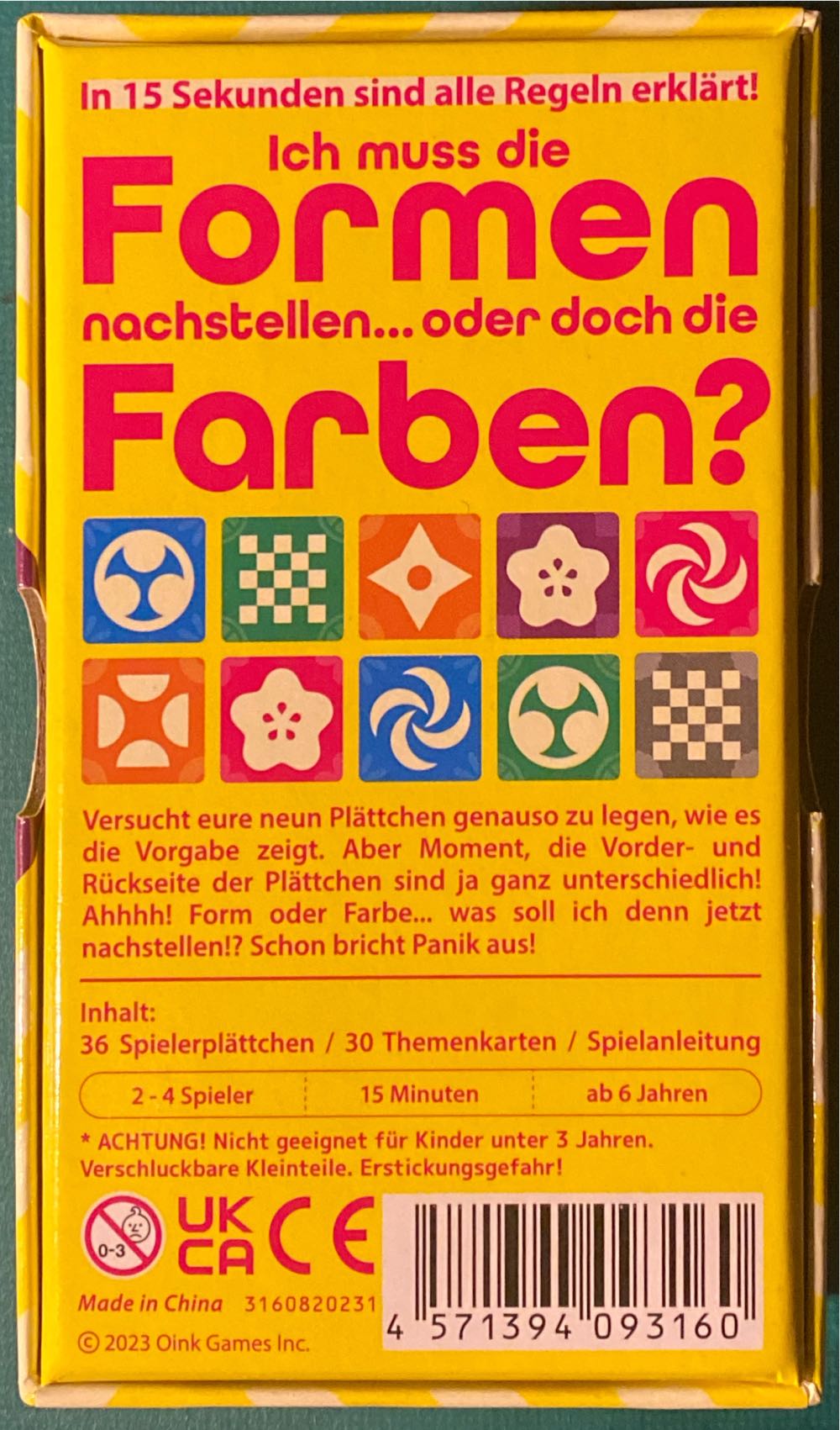 Nine Tiles  (2-4) board game collectible [Barcode 4571394093160] - Main Image 2