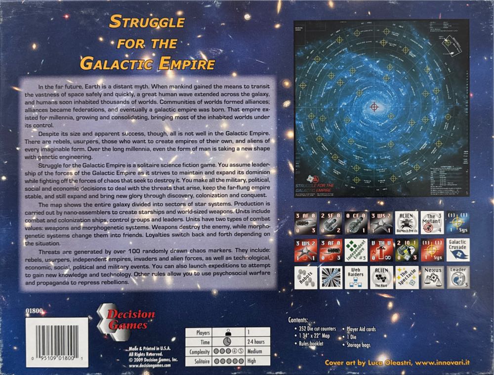 Decision Struggle For The Galactic Empire  (1) board game collectible [Barcode 095109018001] - Main Image 2