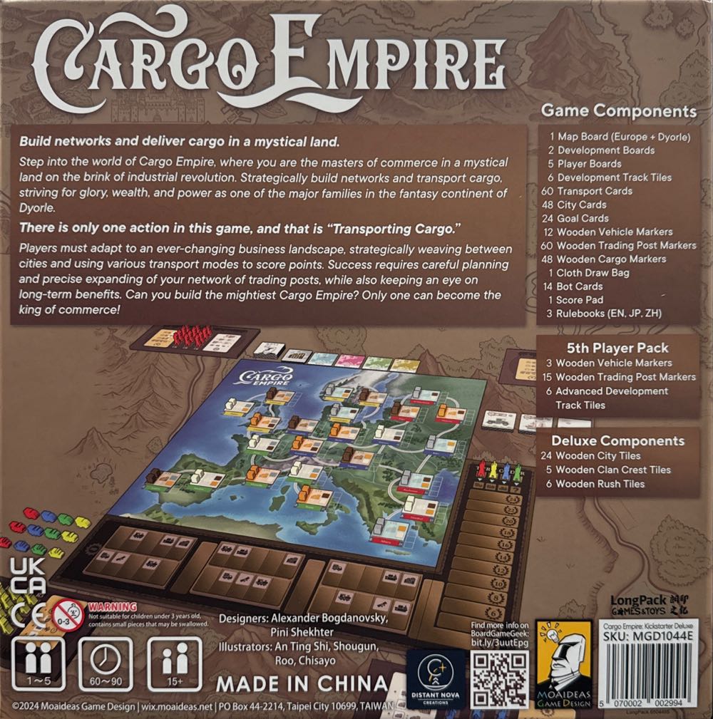 Cargo Empire  (1-5) board game collectible [Barcode 5070002002994] - Main Image 2