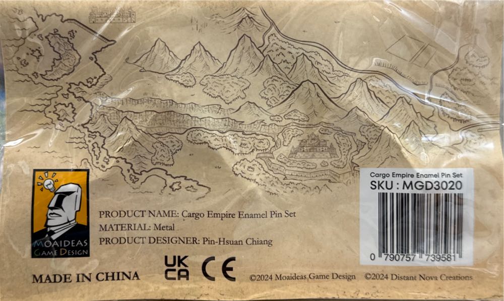 Cargo Empire: Enamel Pin Set  board game collectible [Barcode 790757739581] - Main Image 2