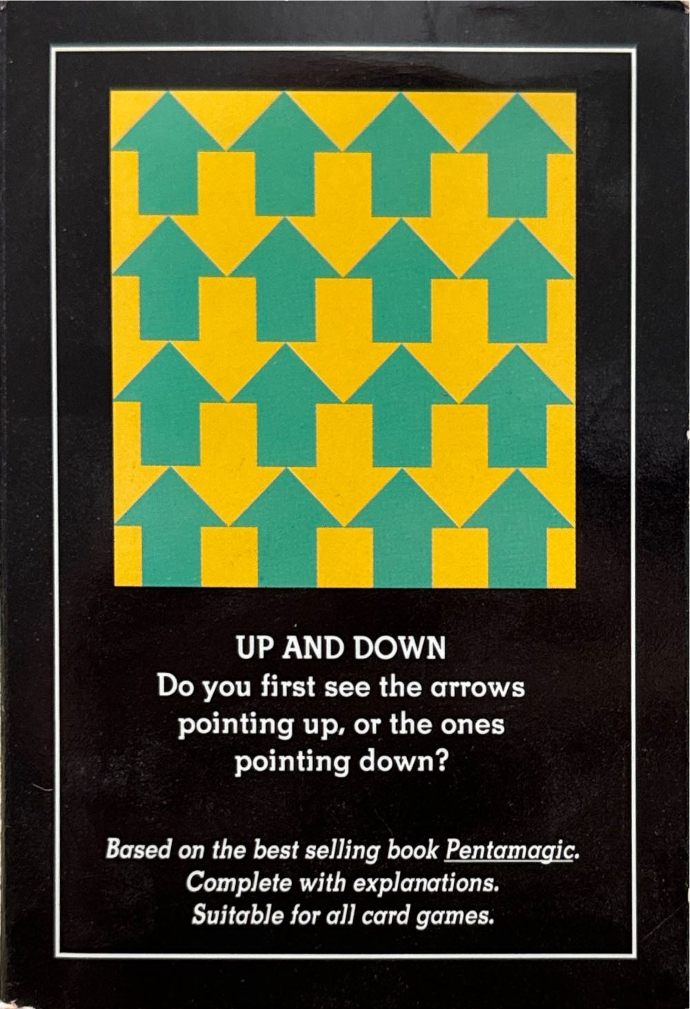 Optical Illusions Playing Cards  board game collectible [Barcode 9780880796491] - Main Image 2