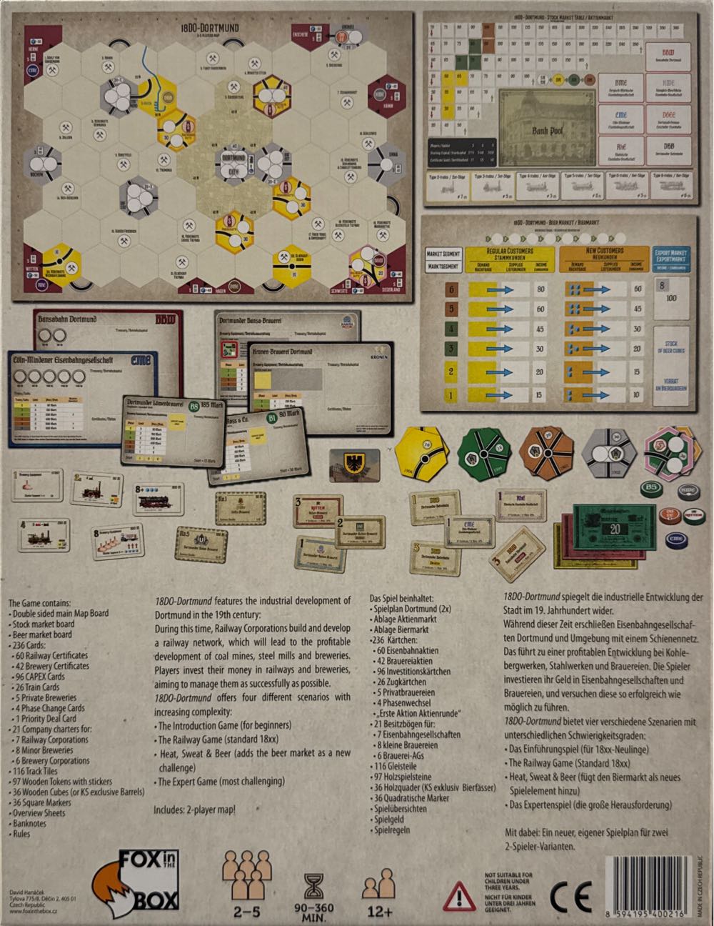 18DO: Dortmund  (2-5) board game collectible [Barcode 8594195400216] - Main Image 2