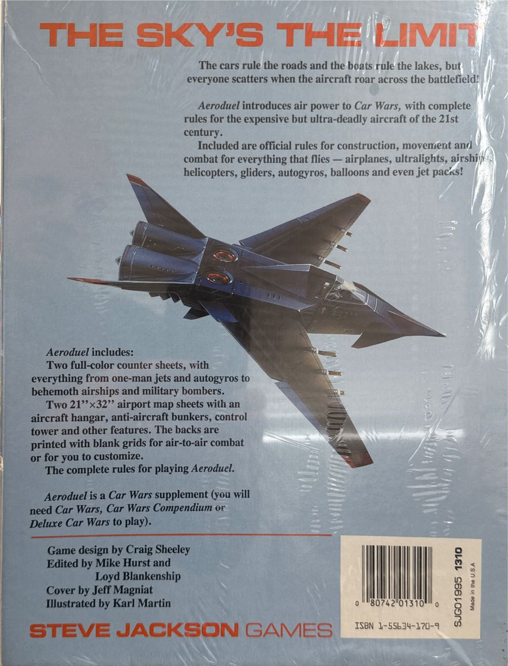 Aeroduel: Aerial Combat In The 21st Century  board game collectible [Barcode 080742013100] - Main Image 2