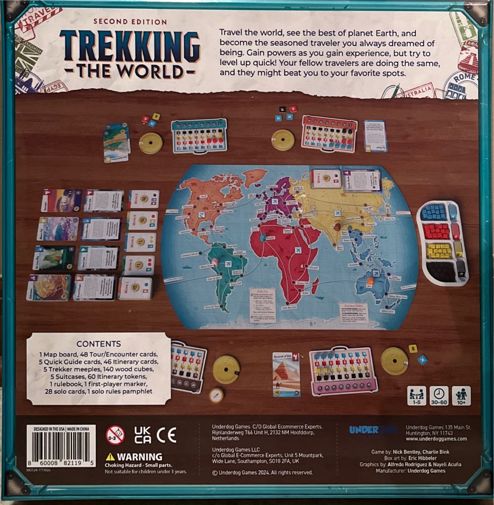 Trekking The World  (5) board game collectible [Barcode 860008821195] - Main Image 2