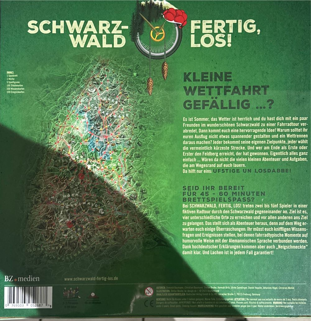 Schwarzwald Fertig, Los!  (2-5) board game collectible [Barcode 769503052687] - Main Image 2