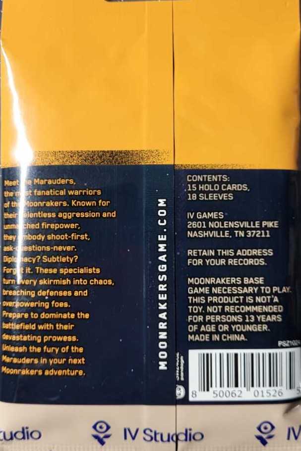 Moonrakers: Marauders-Holo  board game collectible [Barcode 850062015265] - Main Image 2