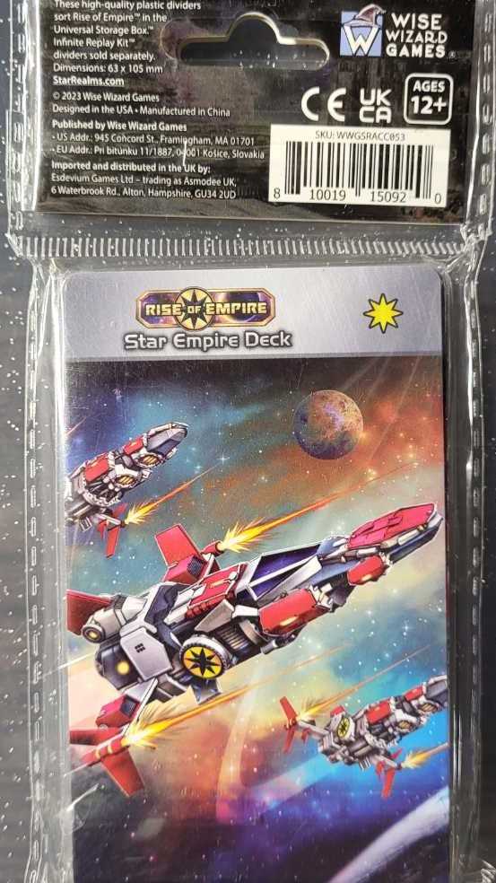 Star Realms: Rise Of Empire Dividers  board game collectible [Barcode 810019150920] - Main Image 2