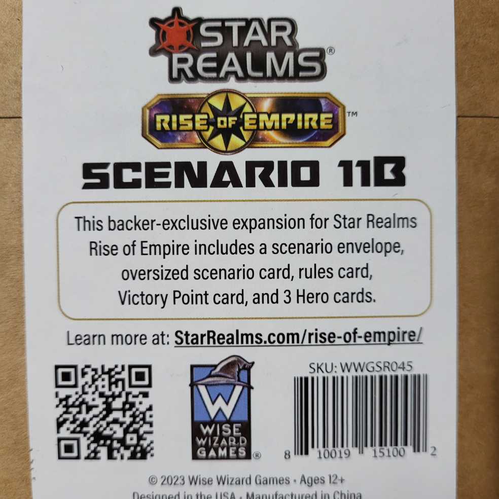Star Realms: Rise Of Empire Scenario 11b  board game collectible [Barcode 810019151002] - Main Image 2