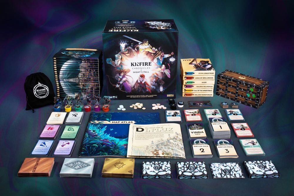 Kinfire Chronicles: Night’s Fall  (1-4) board game collectible [Barcode 850052382056] - Main Image 3