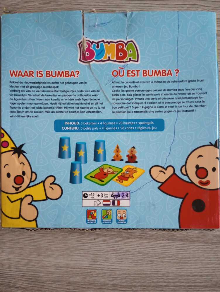 Spel Waar Is Bumba? Bumba  board game collectible [Barcode 5414233205968] - Main Image 2
