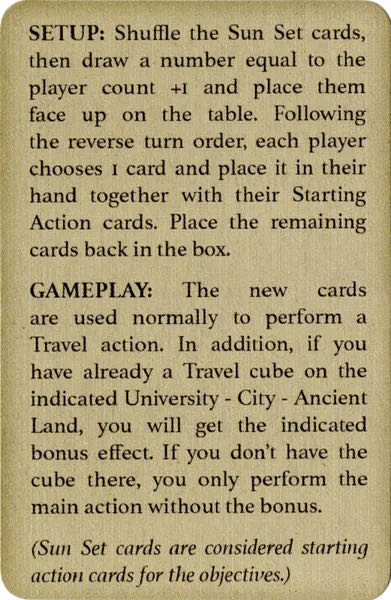 Newton: Sun Set Promo  board game collectible [Barcode 8034055583500] - Main Image 2