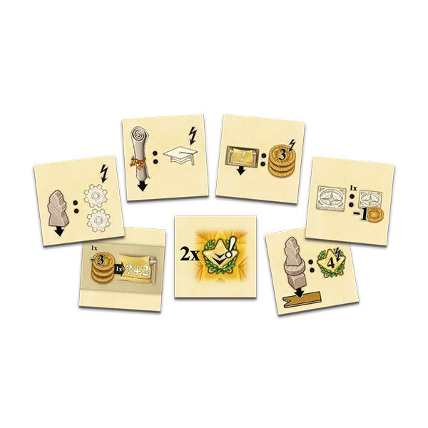 Newton: Extra City Tiles  board game collectible [Barcode 8034055585177] - Main Image 3