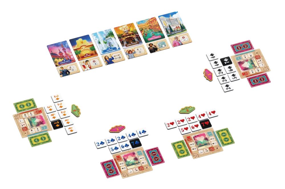 Vegas Strip +upgrades & High Roller Expansion  (2-6) board game collectible - Main Image 3