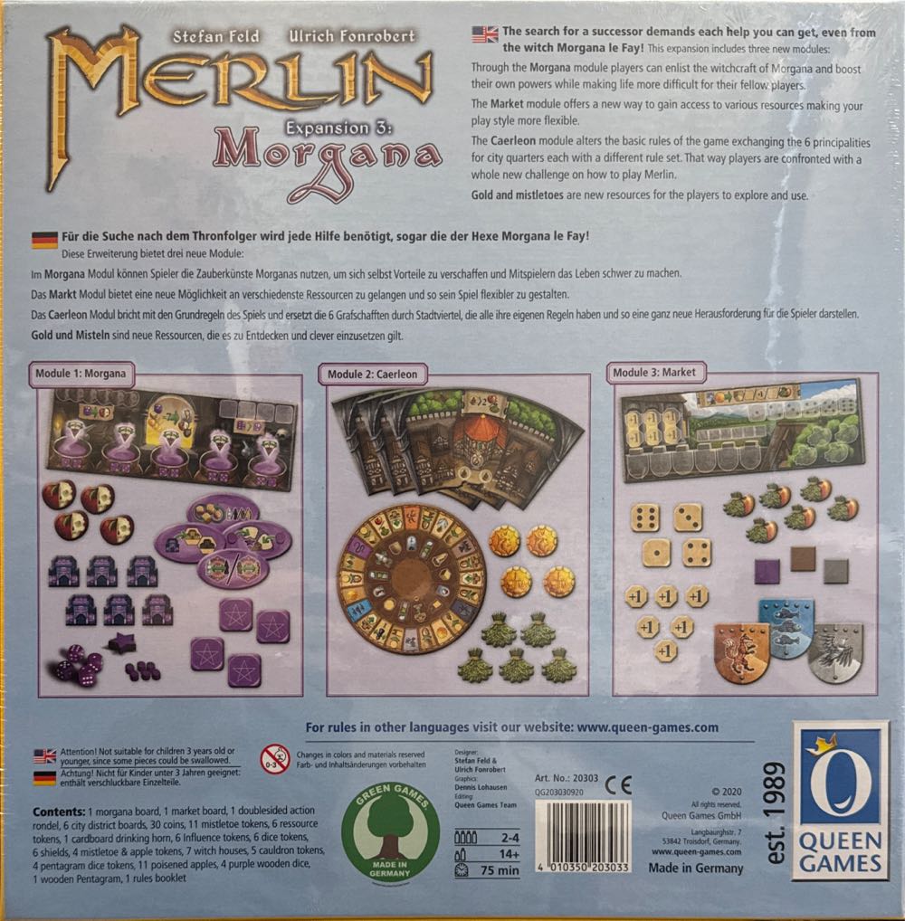 Merlin: Morgana Expansion  board game collectible [Barcode 4010350203033] - Main Image 2