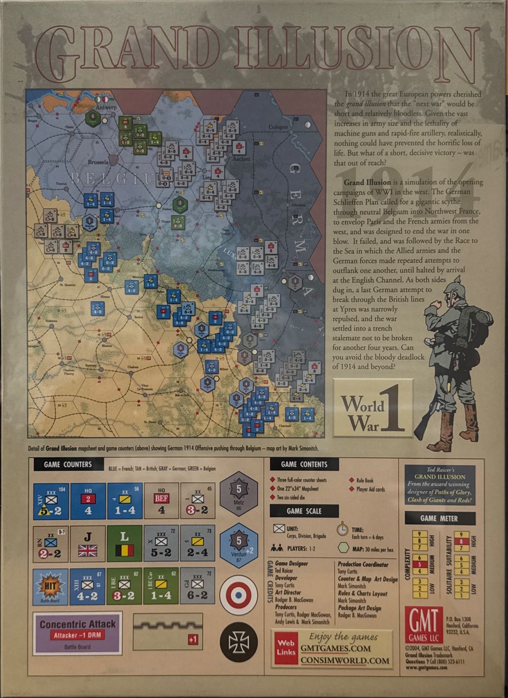 Grand Illusion: Mirage of Glory, 1914  (1-2) board game collectible - Main Image 2