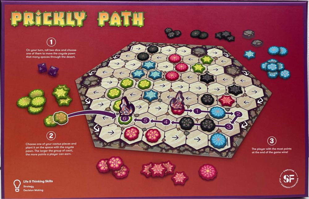 Prickly Path  (2-4) board game collectible [Barcode 810122251453] - Main Image 2