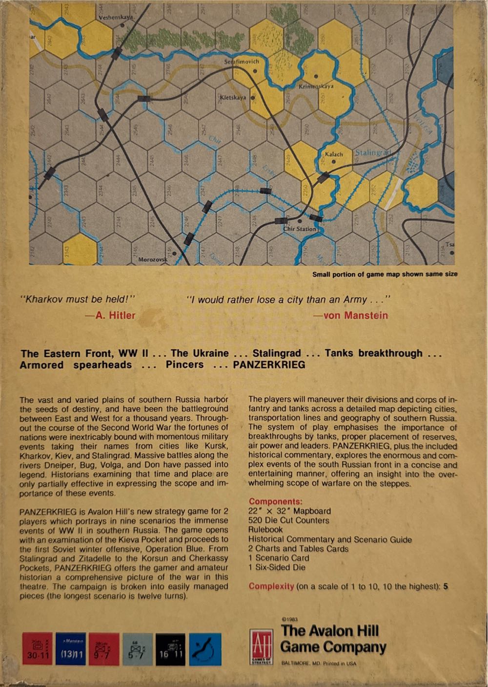 Panzerkrieg  (2) board game collectible - Main Image 2