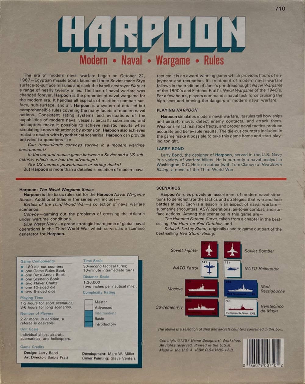 Harpoon: 3rd Edition  (2) board game collectible [Barcode 086079007102] - Main Image 2