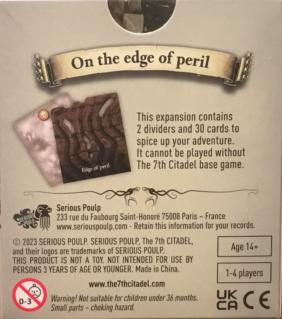 The 7th Citadel: On The Edge Of Peril  (1 - 4) board game collectible [Barcode 3760212170737] - Main Image 2
