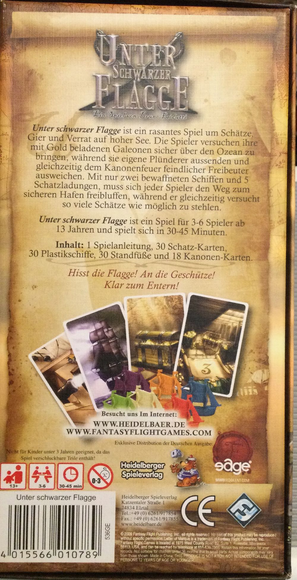 Unter Schwarzer Flagge  board game collectible [Barcode 4015566010789] - Main Image 2