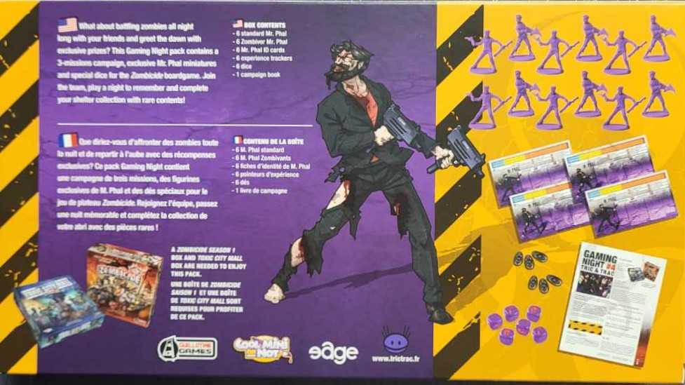 Zombicide Gaming Night #4 Tric & Trac  board game collectible [Barcode 817009015993] - Main Image 2