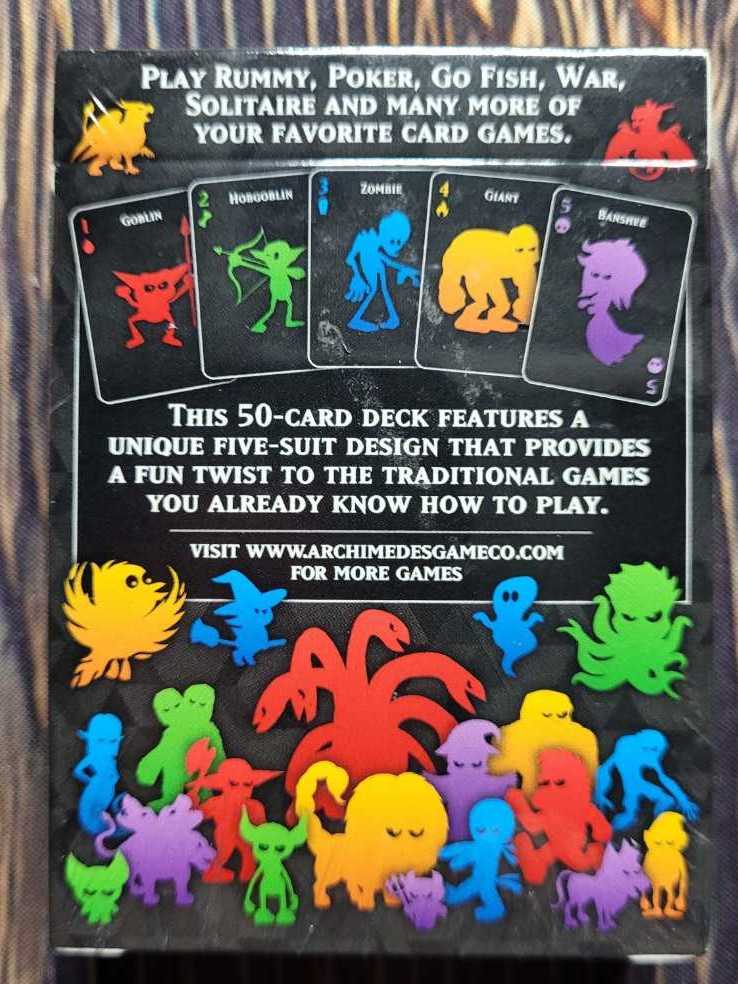 Monster Party Playing Cards  board game collectible - Main Image 2