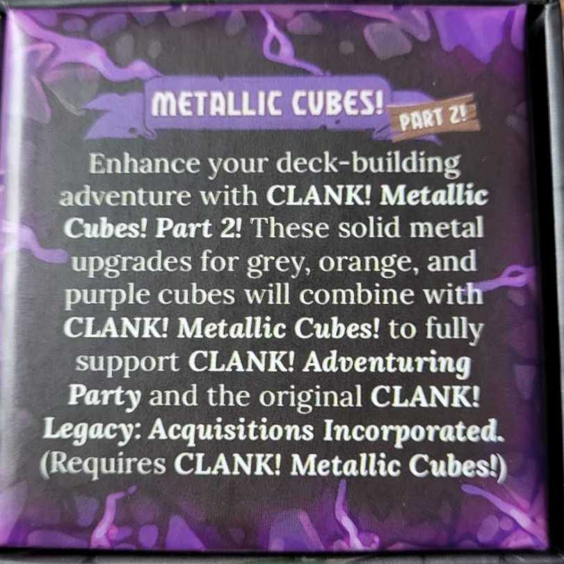 Clank! Metallic Cubes! Part 2!  board game collectible [Barcode 810058800442] - Main Image 2