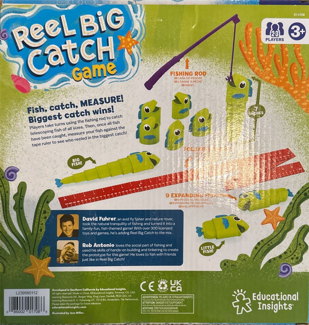 Reel Big Catch Game  (2-3) board game collectible - Main Image 2