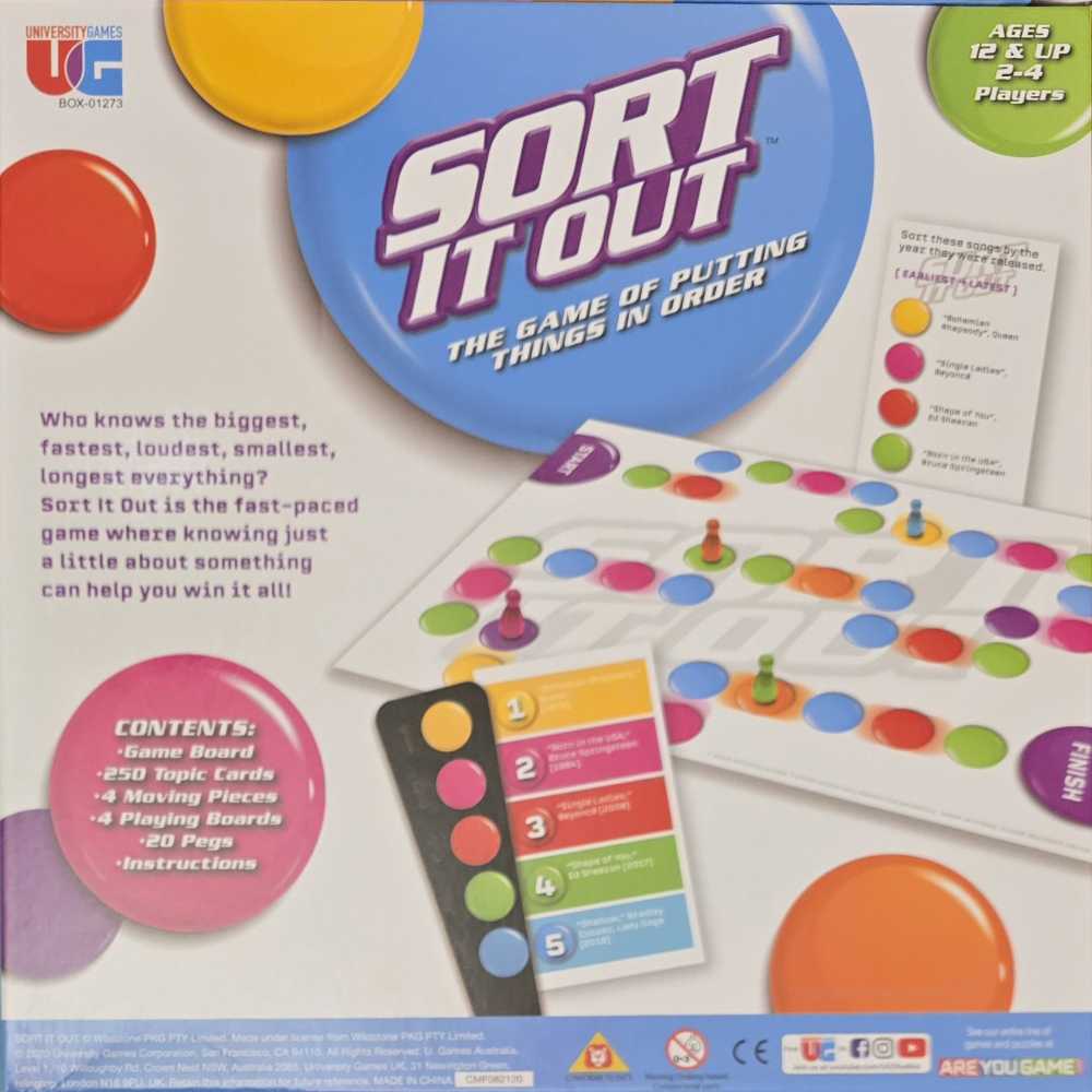Sort It Out  (2-4) board game collectible [Barcode 5056015000820] - Main Image 2