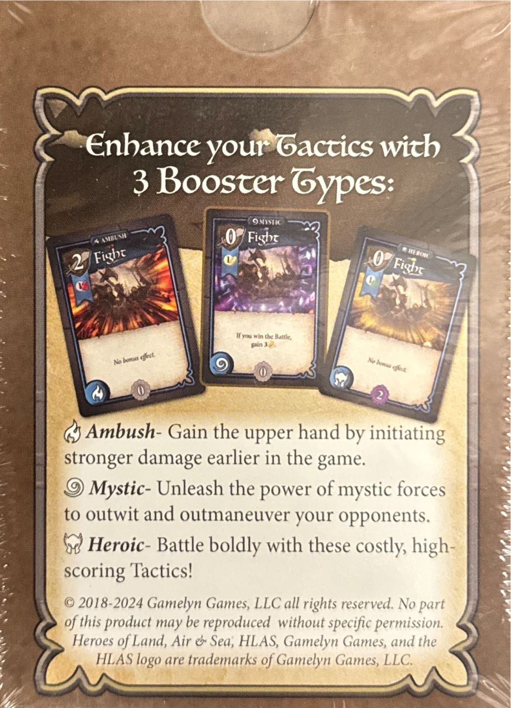 Heros Of land Air & Sea: Battle Booster Box  board game collectible [Barcode 850038580346] - Main Image 2