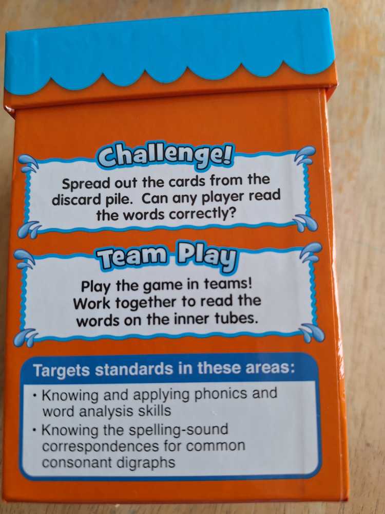 Splash! Reading Game: Blends & Digraphs Game

  (2-4) board game collectible - Main Image 3