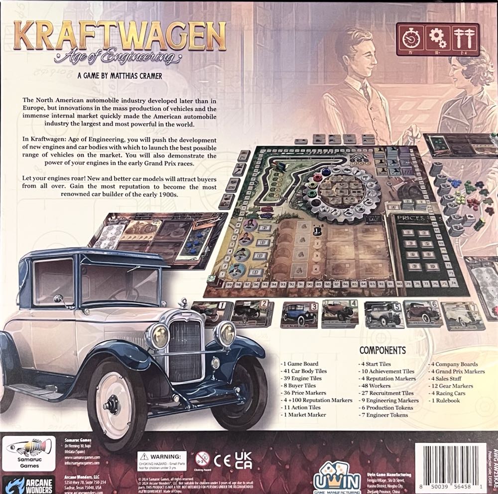 Kraftwagon: Age of Engineering (Limited First Edition)  (2 3 4) board game collectible [Barcode 850039564581] - Main Image 2