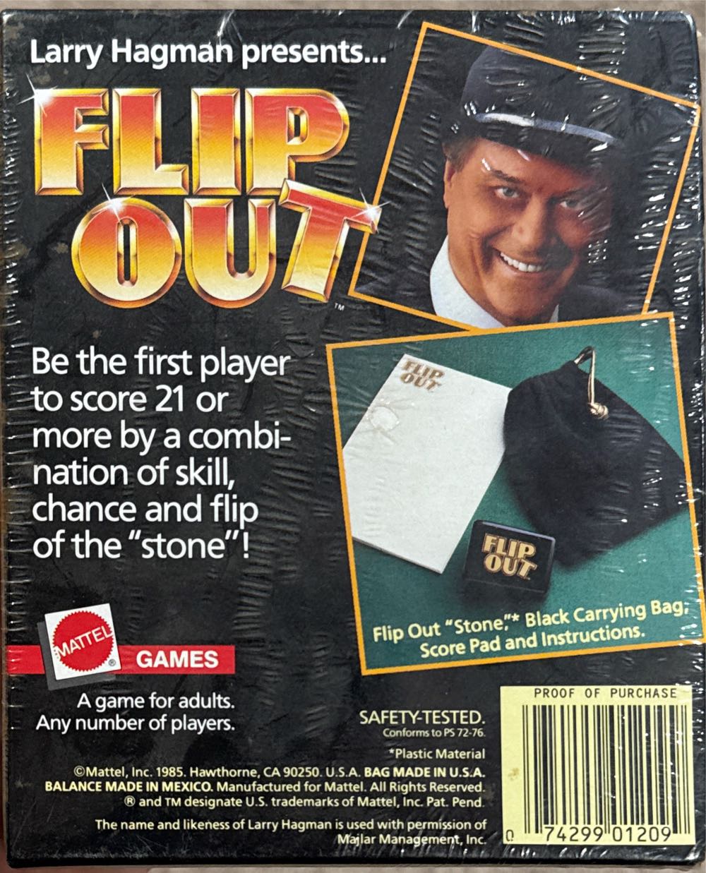 Larry Hagman Presents Flip Out  (Any) board game collectible [Barcode 074299012099] - Main Image 2