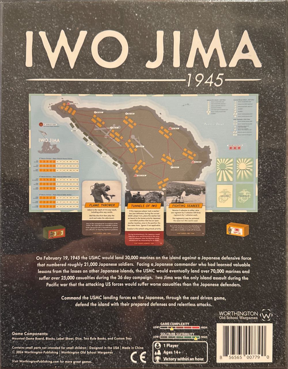 Iwo Jima: 1945  (1) board game collectible [Barcode 856565007790] - Main Image 2