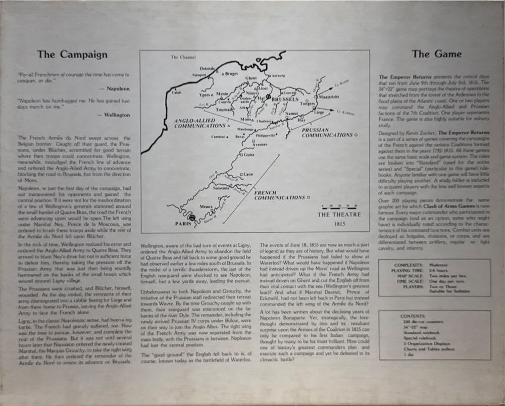 The Emperor Returns  (2) board game collectible - Main Image 2