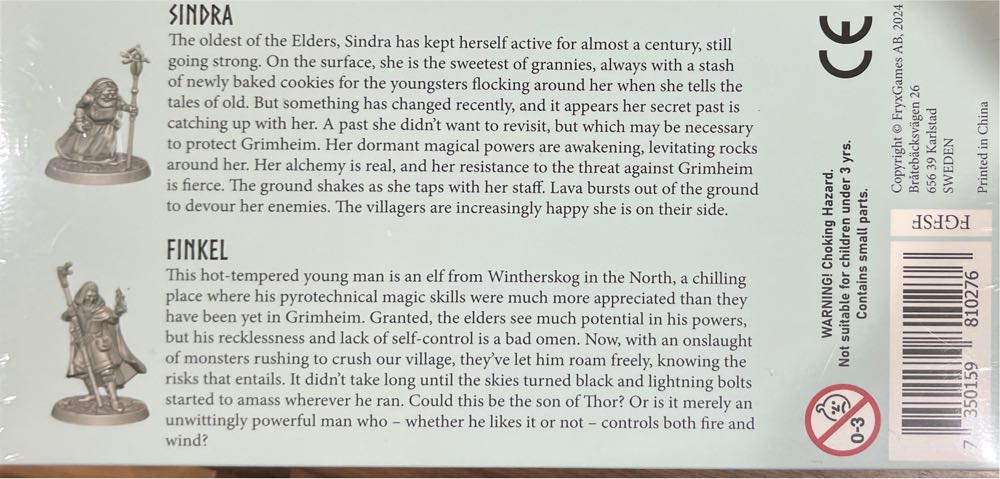 Fate - Defendets Of Grimheim - Sindra & Finkel  board game collectible [Barcode 7350159810276] - Main Image 2