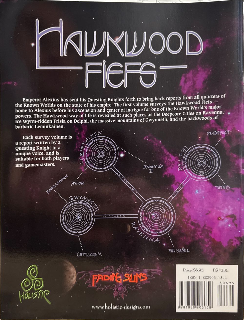 Fading Suns: Hawkwood Fiefs: Imperial Survey 1  board game collectible [Barcode 9781888906158] - Main Image 2