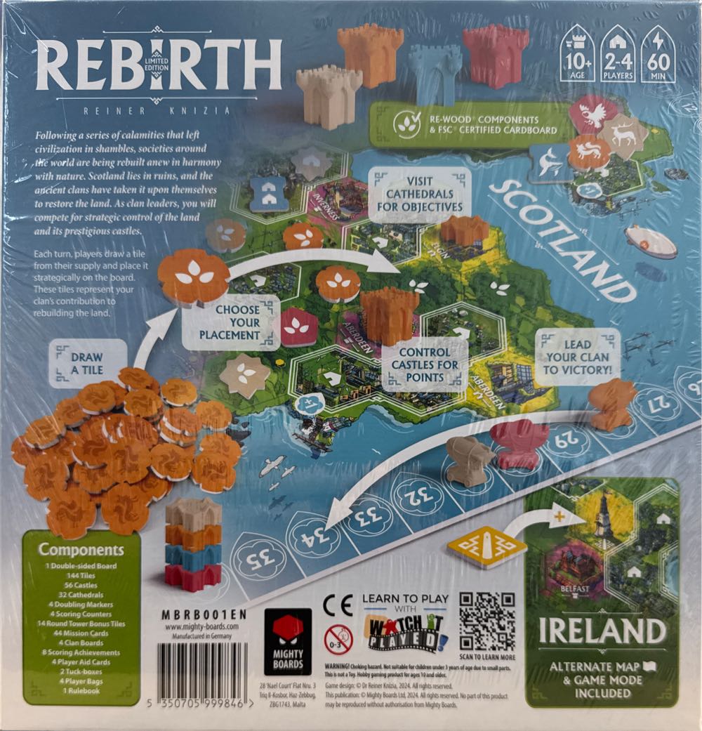 Rebirth: Limited Edition  (2-4) board game collectible [Barcode 5350705999846] - Main Image 2